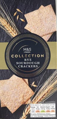 Rye Sourdough Crackers