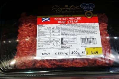 Scotch Minced Beef Steak