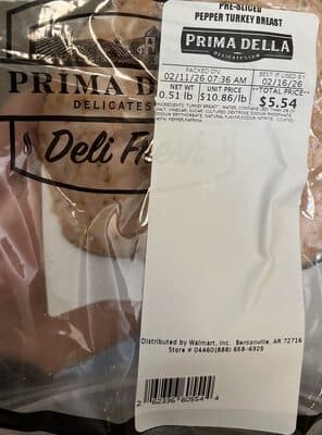 Pre-Sliced Pepper Turkey Breast