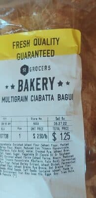 Multigran Ciabatta Baguette