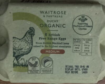 Free Range Medium Eggs