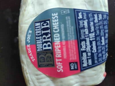 Double cream brie