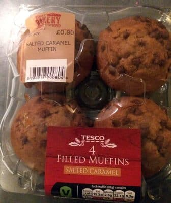 Filled Muffins - Salted Caramel