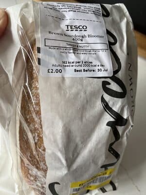 Tesco Brown Sourdough Bloomer