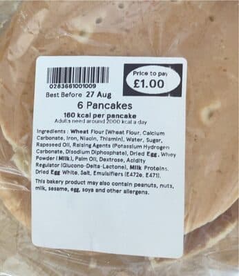 6 Pancakes