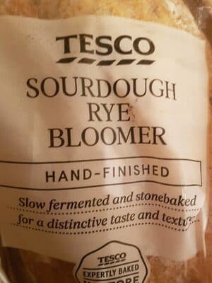 Sourdough Rye Bloomer