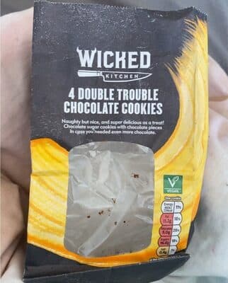 Double trouble chocolate cookies
