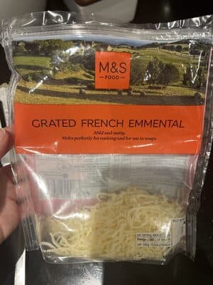 Grated French Emmental