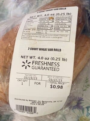 Wheat Sub Rolls