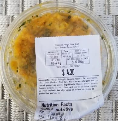 Pineapple Mango Salsa
