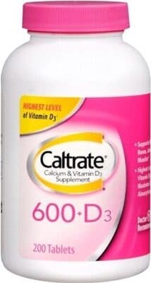 Caltrate 600+D Calcium Supplement Tablets