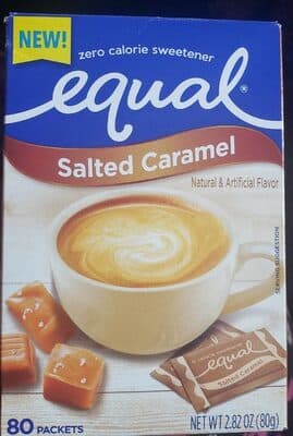 Salted Caramel Zero Calorie Sweetener Packets
