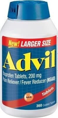 Advil Coated Tablets Pain Reliever