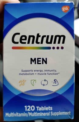 Centrum Men Multivitamin/Multimineral Supplement Tablets