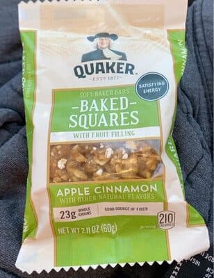 Apple Cinnamon Baked Squares with Fruit Filling Soft Baked Bar
