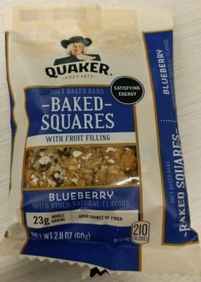 Blueberry Flavor Breakfast Squares Soft Baked Bar