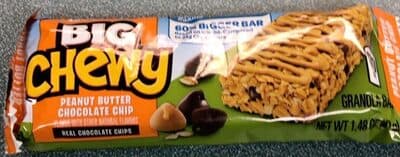 Peanut Butter Chocolate Chip Flavor Granola Bar