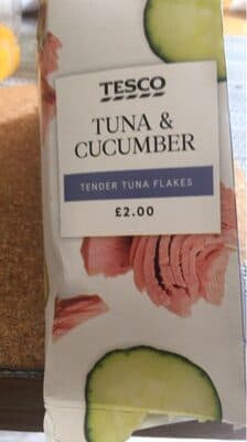 Tuna and Cucumber Sandwich