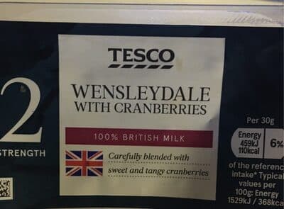 Wensleydale With Cranberries