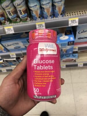 Glucose Tablets, Raspberry
