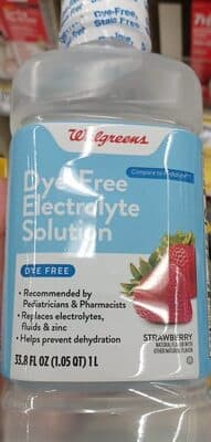 Dye Free Electrolyte Solution