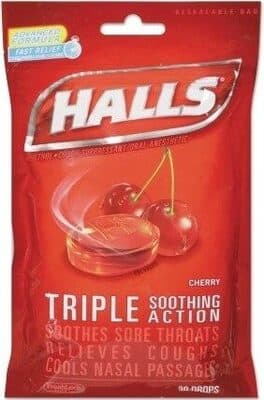Cherry Flavor Cough Drops