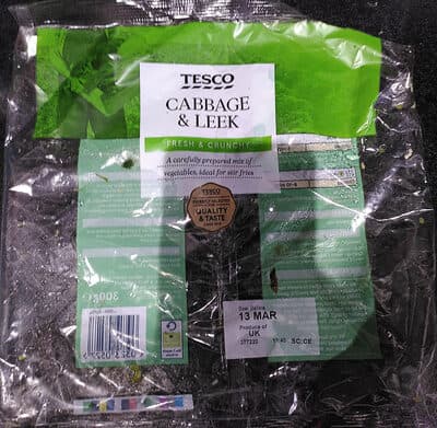 Tesco Cabbage and Leek