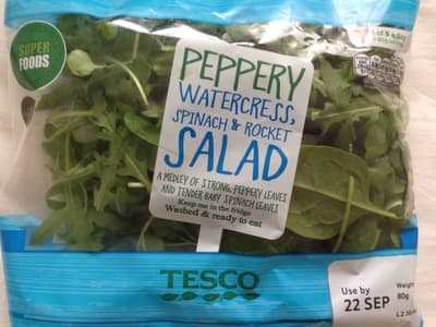 Peppery Watercress, Spinach & Rocket Salad