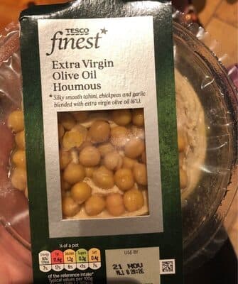 Extra virgin olive oil houmous