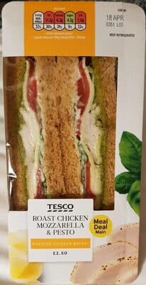 Roast Chicken Mozzarella & Pesto