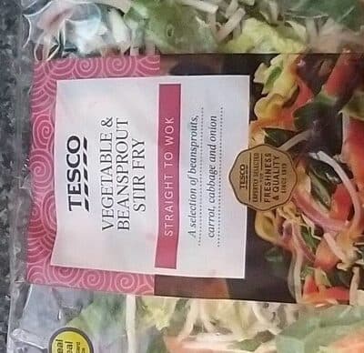 Vegetable and Beansprout Stir Fry
