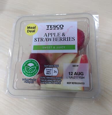Apple And Strawberries