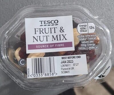 Fruit and nut mix