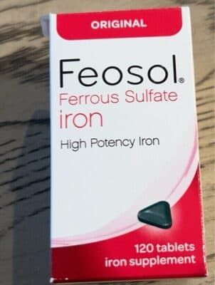 Ferrous Sulfate iron