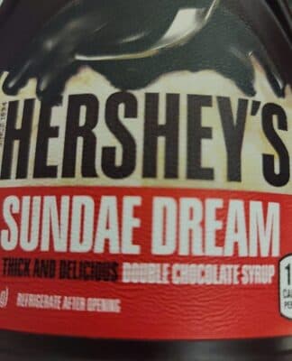 HERSHEY'S, DOUBLE CHOCOLATE SYRUP