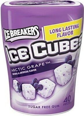 Arctic Grape Sugar Free Gum Ice Cubes