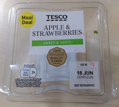 Tesco Apple & Strawberries
