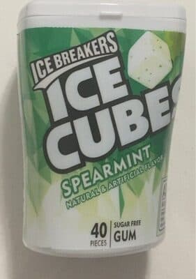 Spearmint Sugar Free Gum Ice Cubes