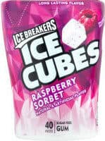 Raspberry Sorbet Ice Cubes
