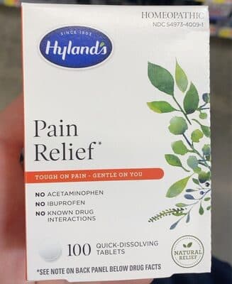 Hylands Quick-Dissolving Tablets Pain Relief