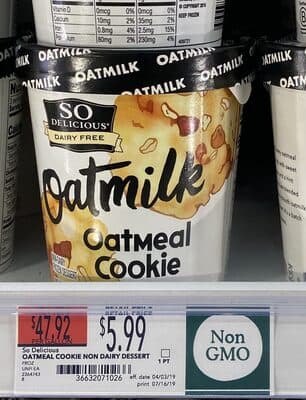 Oatmeal Cookie Oat Milk Non-Dairy Frozen Dessert