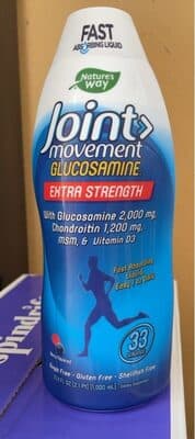 Joint movement glucosamine