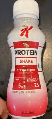 Strawberry Flavored Protein Shake