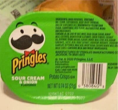 Pringles Sour Cream & Onion