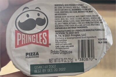 Pringles pizza flavored