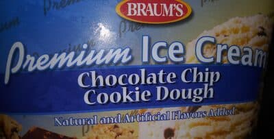 braum's chocolate chip cookie dough