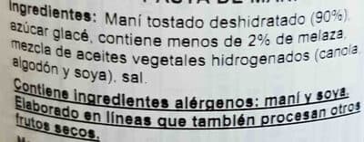 mantequilla de mani