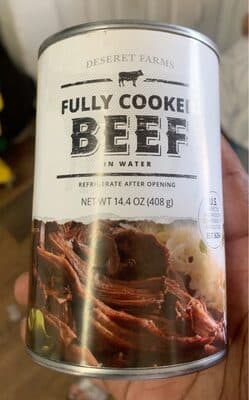 Fully cooked Beef