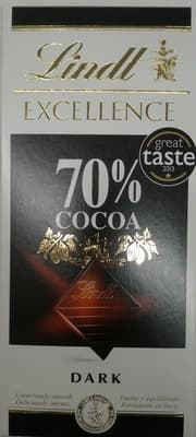 Dark Chocolate 70% Cocoa