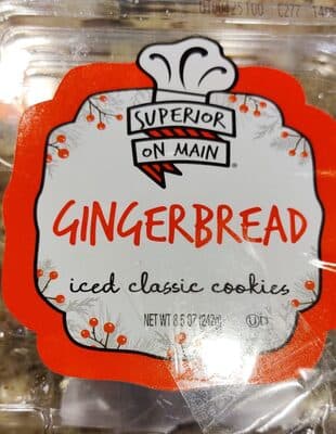 Gingerbread Iced Classic Cookies